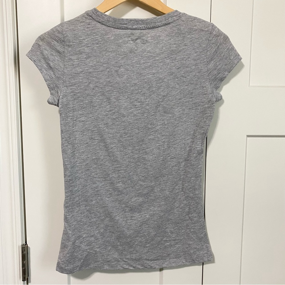 Clueless gray short sleeve tee shirt top #whatever size small - Picture 4 of 5